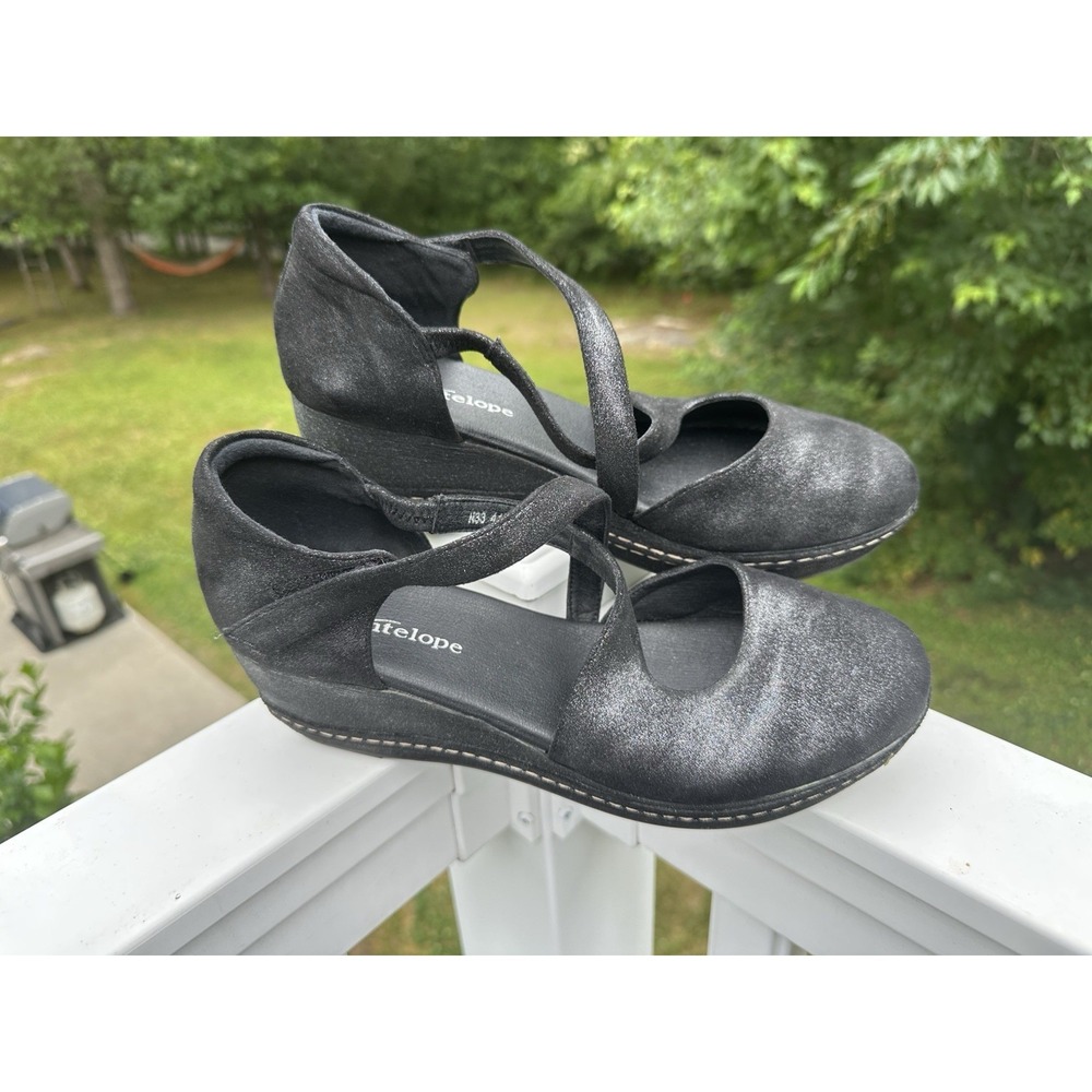Antelope Wedge metallic charcoal Shoe EU 41
